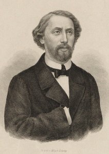 Porträt des Pianisten und Komponisten Julius Schulhoff 1825-1898, 1860 von Unbekannt