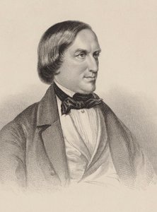 Porträt des Pianisten und Komponisten Karl August Krebs von Unbekannt