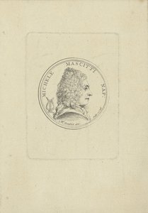 Porträt des Geigers und Komponisten Michele Mascitti 1663-1760, 1726