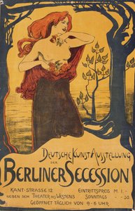 Plakat für die Berliner Secessionsausstellung, ca. 1900