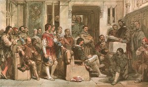 Gebete in der Barons Hall, ca. 1900
