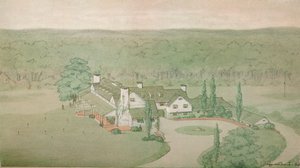 Vorstudie für den Oakland Golf Club, Bayside, New York, 1925 von Unbekannt