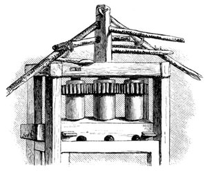 Primitivzuckermühle, Santo Domingo, 1873