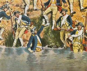 Prinz Heinrich in der Schlacht von Prag, 6. Mai 1757, 1936 von Unbekannt