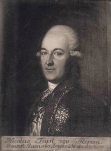 Prinz Nikolai Vasilyevich Repnin 1734-1801, 18. Jahrhundert von Unbekannt