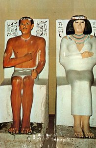 Prinz Rahotep und seine Frau Nofret, Ägypten, 4. Dynastie von Unbekannt