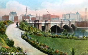 Princes Bridge, Melbourne, Australien, 1912 von Unbekannt