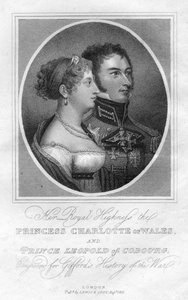 Prinzessin Charlotte von Wales und Prinz Leopold von Sachsen-Coburg, 1816