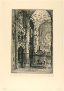 Druck, Kathedrale von Burgos von Unbekannt