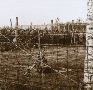 Gefangene am Le Mort Homme, Toter Manns Hügel, Nordfrankreich