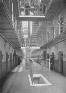 Gefangene gehen zum Abendessen, Wormwood Scrubs Gefängnis, London, um 1903