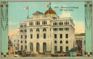 Warenbörse, Havanna, Kuba, um 1910er