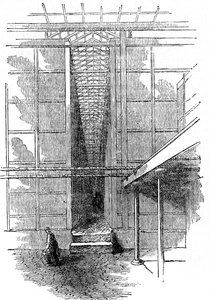 Produktion von Schwefelsäure Öl von Vitriol oder H2S04, 1844 von Unbekannt