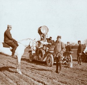 Projektor, Chalons, Nordfrankreich, ca. 1914-1918 von Unbekannt