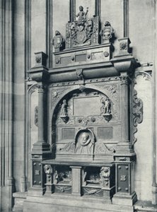 Provost Murrays Grab 1624 am Ostende der Kapelle, 1926