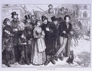 Öffentlicher Zeuge der Sonnenfinsternis, London, ca. 1870 von Unbekannt