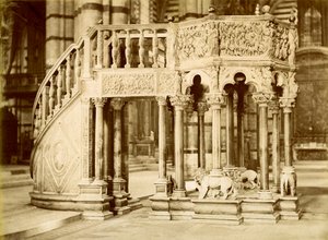 Kanzel, Kathedrale von Siena, Italien, spätes 19. oder frühes 20. Jahrhundert von Unbekannt