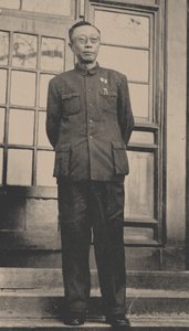 Puyi, der letzte Kaiser von China, in seinen späteren Jahren