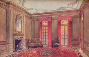 Innenraum der Königin Anne, mit elisabethanischen Stühlen, 18. Jahrhundert, 1910