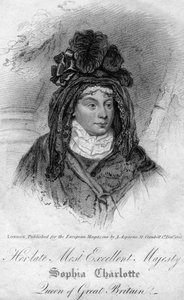 Königin Charlotte, Gemahlin von Georg III. des Vereinigten Königreichs, 1818 von Unbekannt