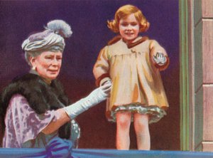 Königin Mary 1867-1953 und Prinzessin Margaret 1930-2002 anlässlich des Silberjubiläums von König Georg V.