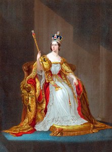 Königin Victoria 1819-1901, 1838 von Unbekannt