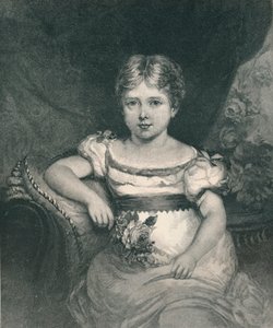 Königin Victoria 1819-1901 im Alter von sechs Jahren, 1894 von Unbekannt