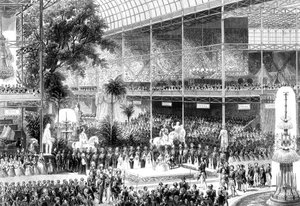 Königin Victoria eröffnet die Große Ausstellung, Crystal Palace, London, 1. Mai 1851 von Unbekannt