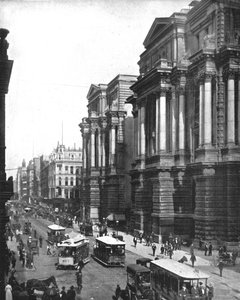Randolph Street, Chicago, Illinois, USA, ca. 1900 von Unbekannt