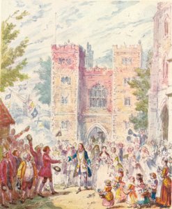 Randulph Crews Hochzeit mit Hilda in der Lambeth Kirche, 1842, 1903