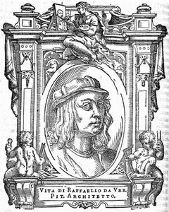 Raffael. Aus: Giorgio Vasari, Die Leben der ausgezeichnetsten italienischen Maler, Bildhauer und Architekten, 1568 von Unbekannt