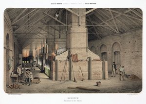 Verarbeitung von Rohstoffen, Metallurgieöfen in Borbeck, Deutschland