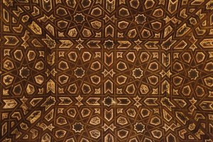 Real Alcázar de Sevilla - Deckendekoration, Sevilla, Spanien