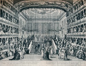 Empfang des Großherzogs und der Großherzogin von Russland im Theater von San Bendetto, 1902 von Unbekannt