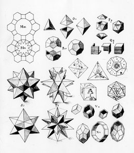 Regelmäßige geometrische Körper verschiedener Typen, 1619