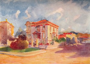 Residenz von S.E. Dr. Pedro de Toledo, ehemaliger Landwirtschaftsminister, Avenida Beira Mar, 1914