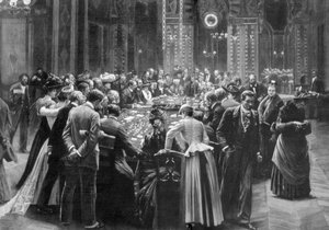 Rien ne va plus, die Spielsäle in Monte Carlo, Monaco, 1890 von Unbekannt