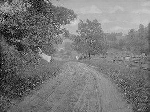 Straße entlang des Brandywine, Pennsylvania, um 1897