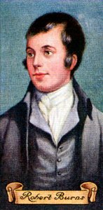 Robert Burns, aus einer Serie von Zigarettenkarten, 1935 von Unbekannt