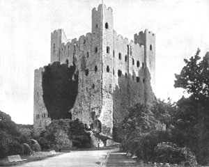 Rochester Castle, 1894 von Unbekannt