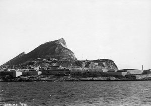 Felsen von Gibraltar, ca. 1920er-1930er Jahre