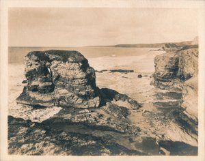 Felsen bei Porth - Newquay, 1927