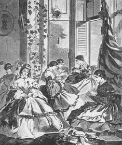 Rolle der Frauen im Krieg, 1861, 1938