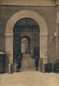 Eingang zum Vatikanischen Palast, 1910 von Unbekannt
