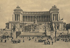 Rom - Piazza di Venezia. Denkmal für Viktor Emanuel II., 1910 von Unbekannt