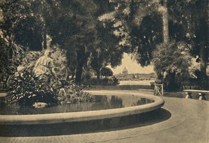 Rom - Der Pincio-Park. Mosesbrunnen, gerettet von den Wassern durch Brazza, 1910 von Unbekannt