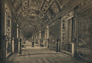 Roma - Vatikanpalast - Galerie der geografischen Karten, 1910