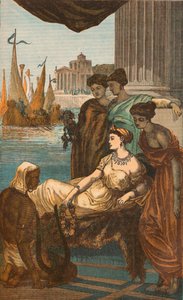 Römische Dame und Sklaven, ca. 1910