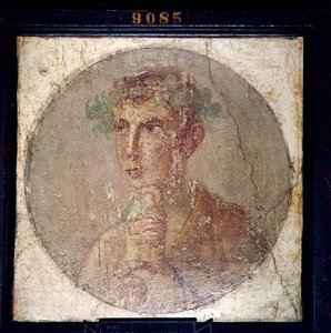 Römisches Porträt eines jungen Mannes aus Pompeji, 1. Jahrhundert