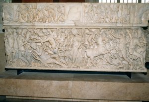 Römischer Sarkophag mit der Legende von Selene und Endymion, 230-235 n. Chr. von Unbekannt